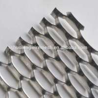 Aluminum expanded metal mesh for Facade