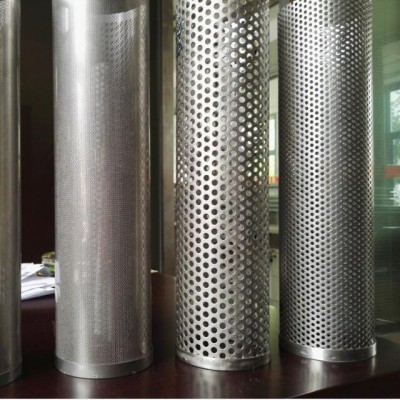 2020 hot sales stainless steel water perforated pipe filer tube