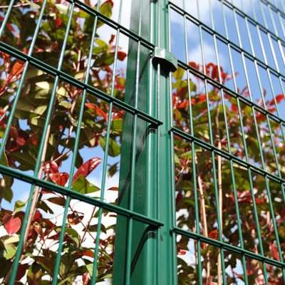 Hot sale powder coated twin Doppelstabmattenzaun / Double Wire Mesh Fence